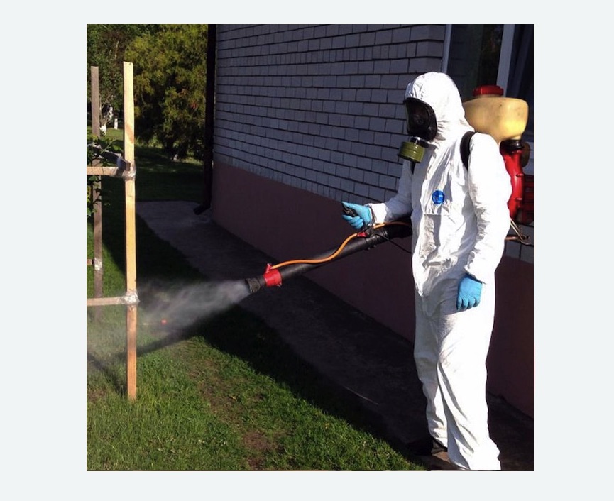 травля клещей на участке в Новохоперске